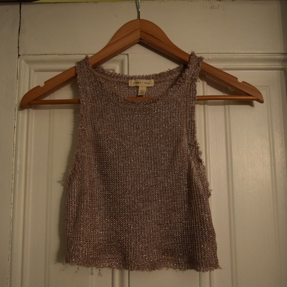 Silence + Noise Cropped Tank